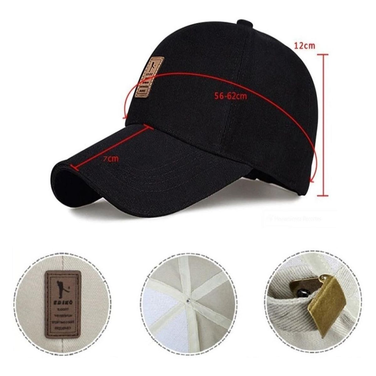 VELBROS - Gorra Golf Beisbol Cachucha Hombre Mujer Deportiva Troquel - Azul oscuro