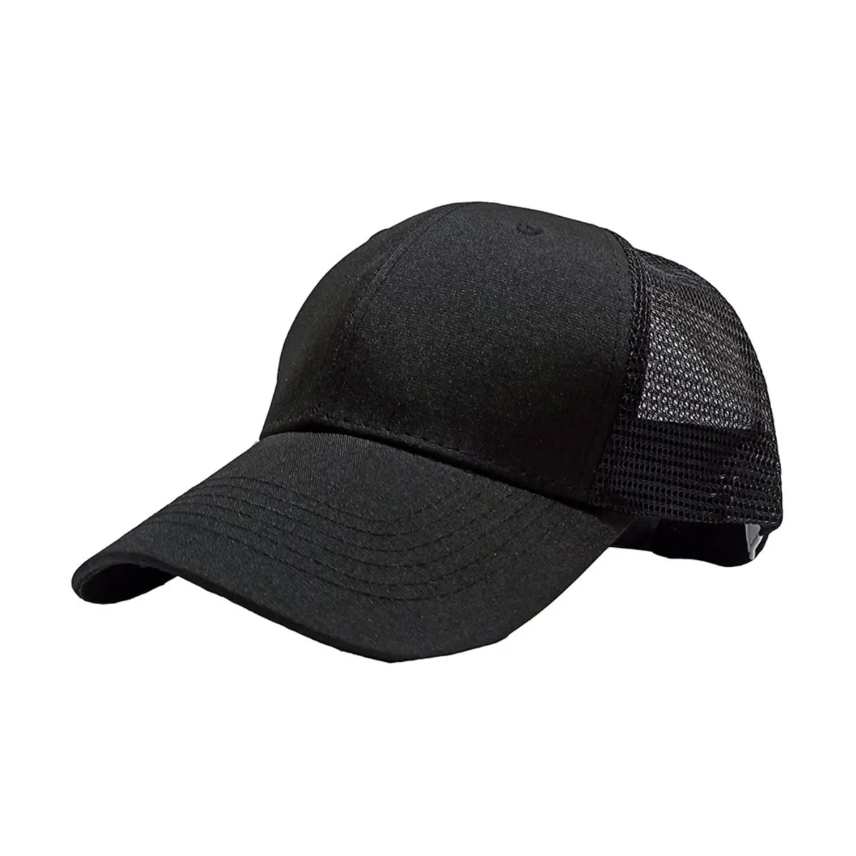 VELBROS - Gorra Malla Camionero Deportiva Beisbol Cachucha Trucker Cap - Negro