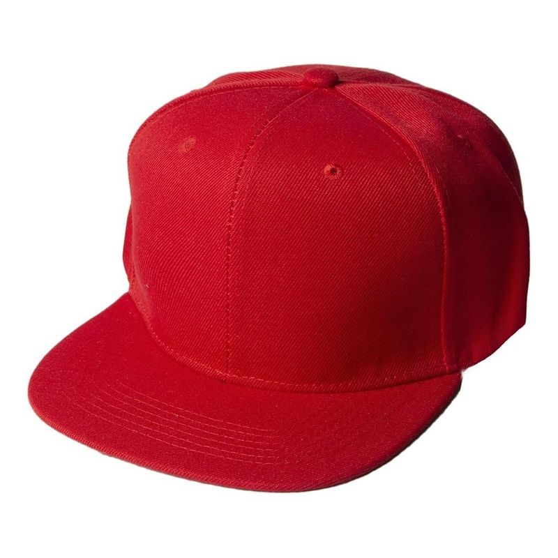 VELBROS - Gorras Planas Hombre Mujer Originales Deportivas Cachuchas - Rojo
