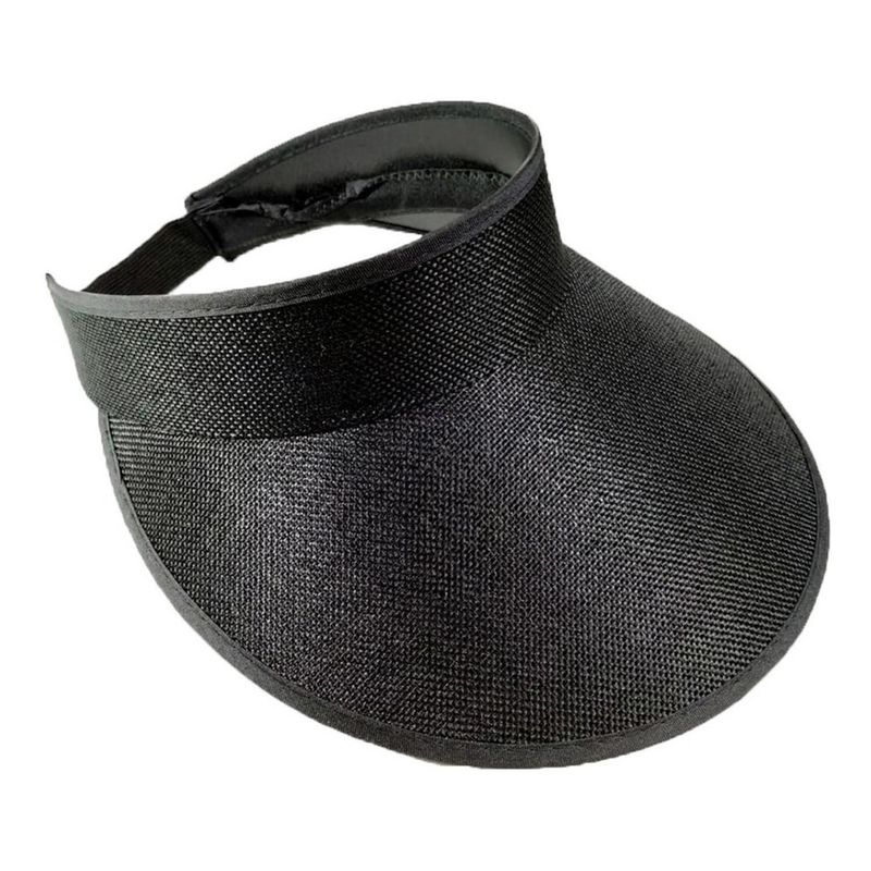 VELBROS - Gorra Visera Pava Cachucha Ala Ancha Deporte Sol - Negro