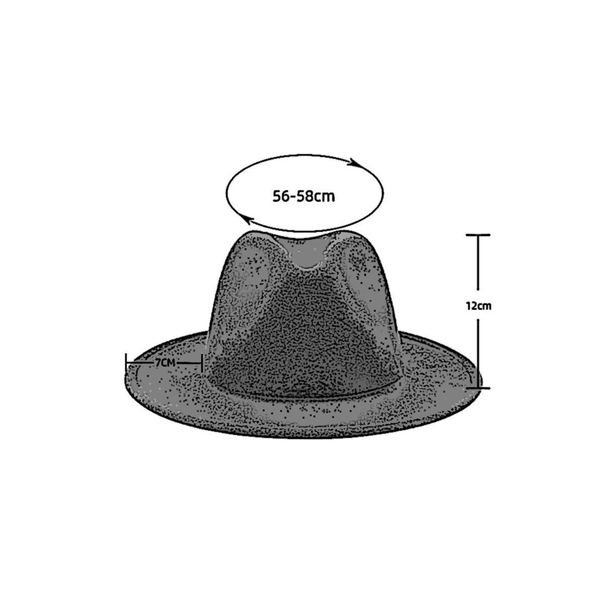 VELBROS - Sombrero Fedora Hombre Mujer Gardel Sol Uv Elegante Fiesta - Rosa