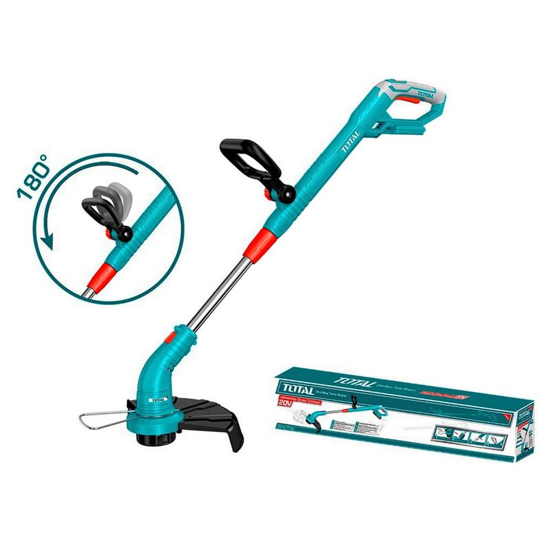 TOTAL - Guadaña Inalámbrica 20V+Batería 2 Ah+Cargador Total