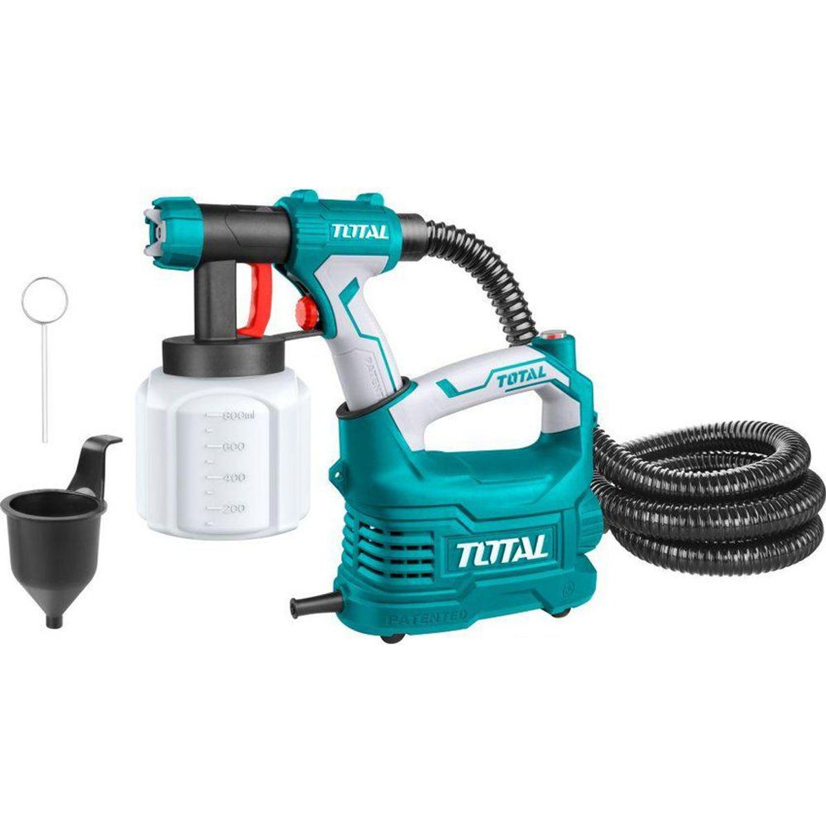 TOTAL - Pistola Para Pintar Industrial 550 w, Total