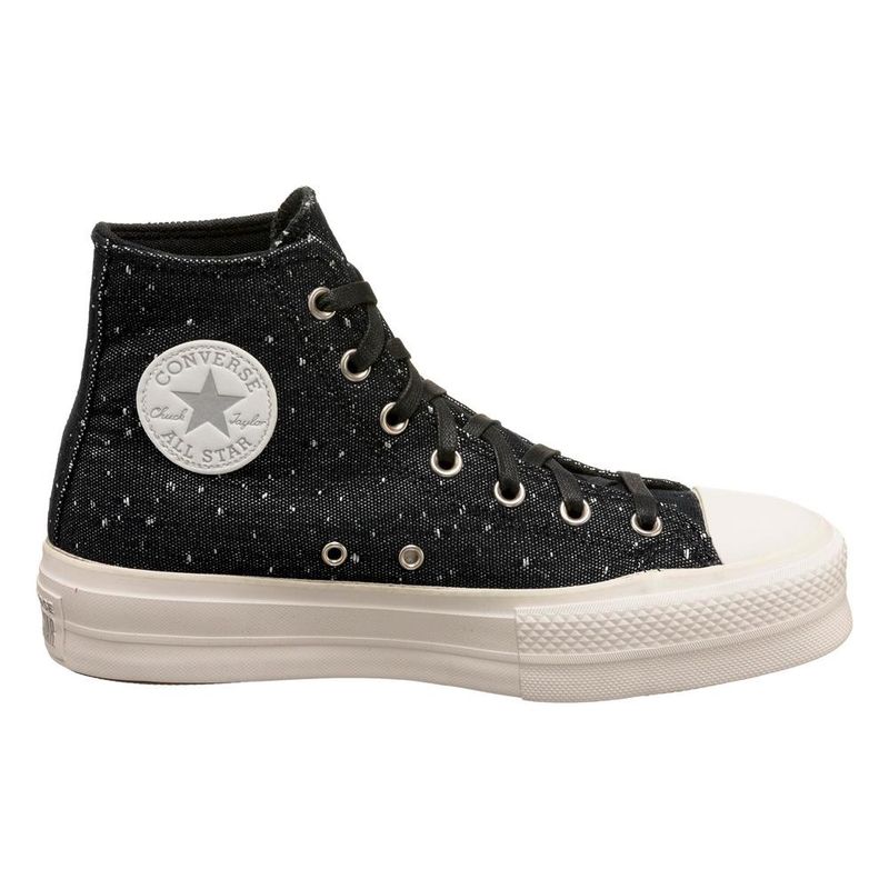 CONVERSE - Tenis Converse Botas Chuck Taylor All Star Shine Mujer-Negro