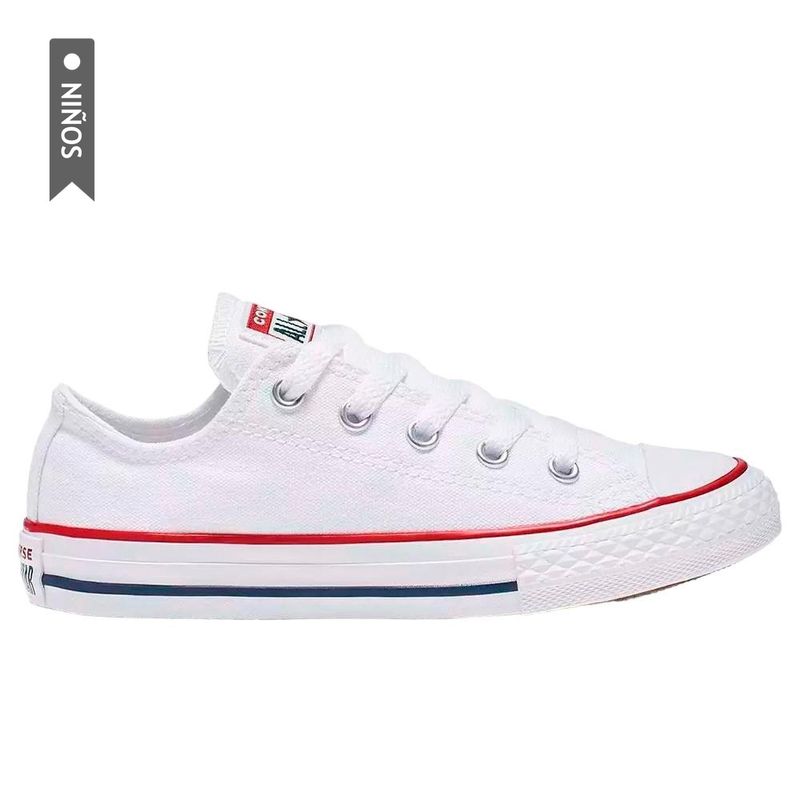 CONVERSE - Tenis converse niño chuck taylor all star-blanco