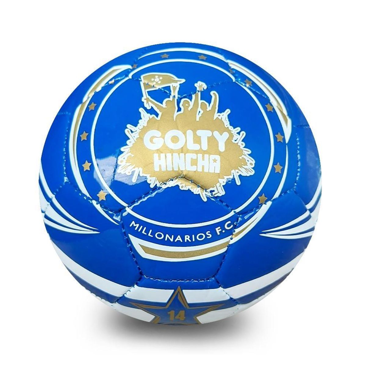 GOLTY - Balon Futbol Golty Club Deport Hincha Millonarios No 1-Azul