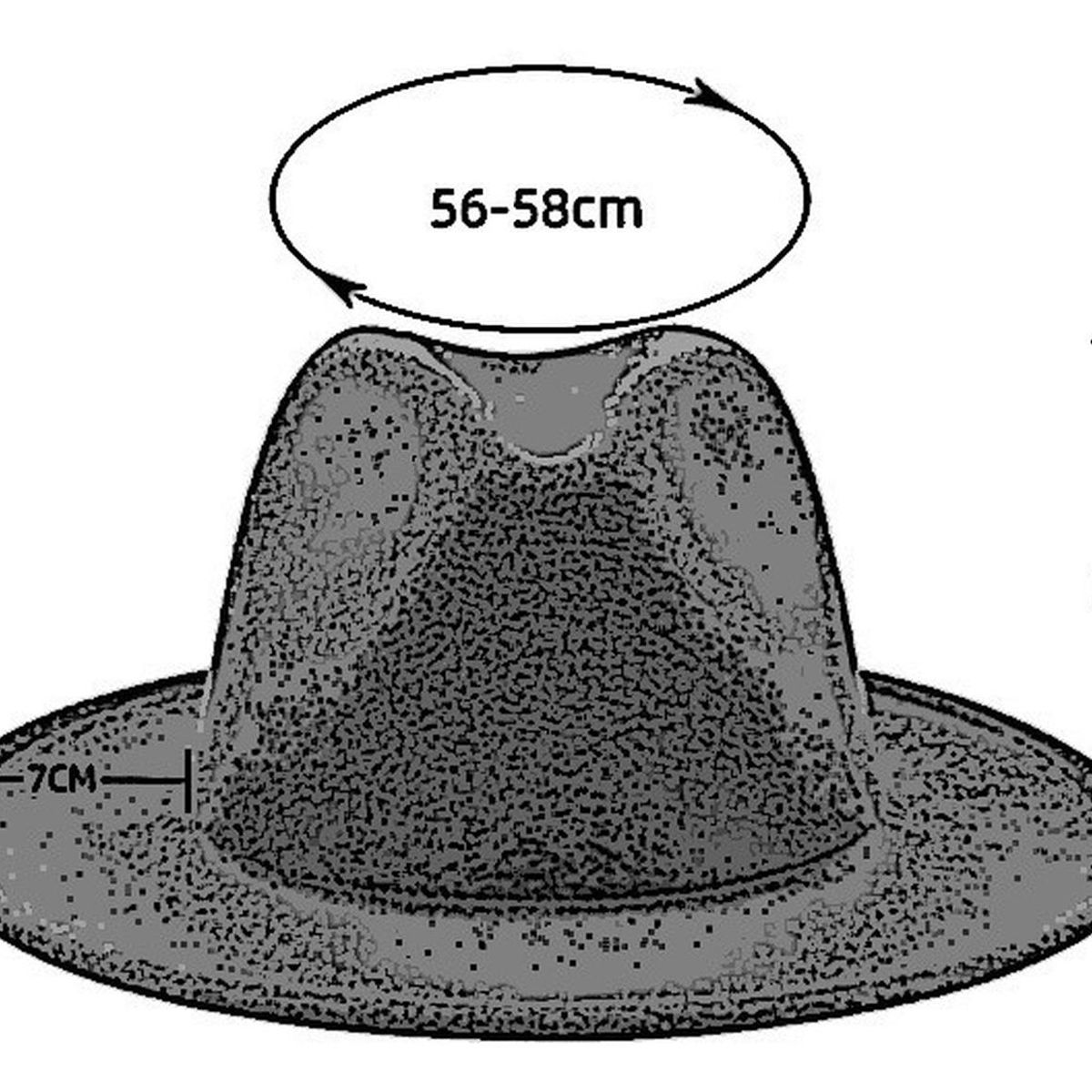 VELBROS - Sombrero Fedora Hombre Mujer Gardel Sol Elegante Fiesta - Multicolor