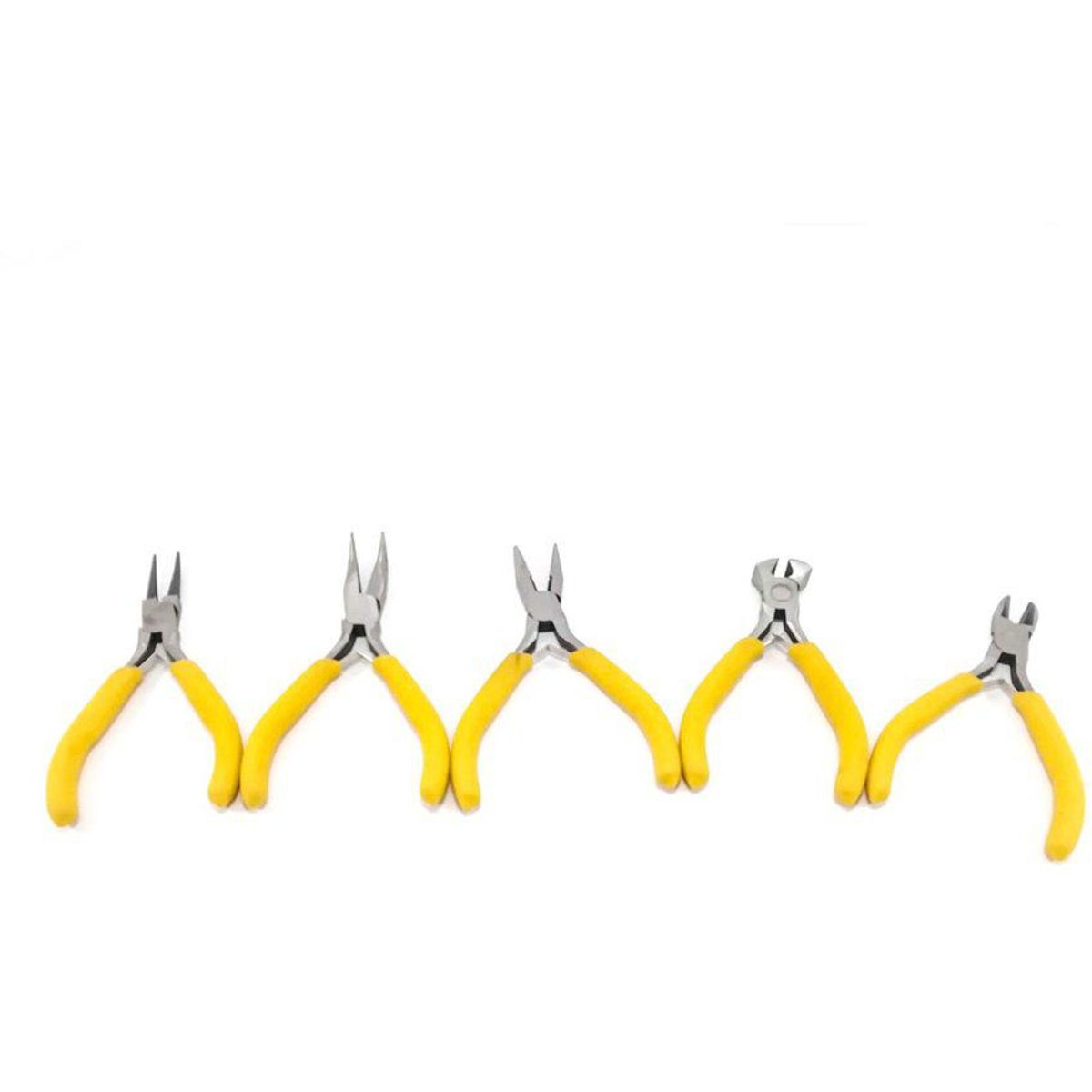 GENERICO - Kit de pinzas 5 piezas de 5 zacapines cortafrío tenaza punta