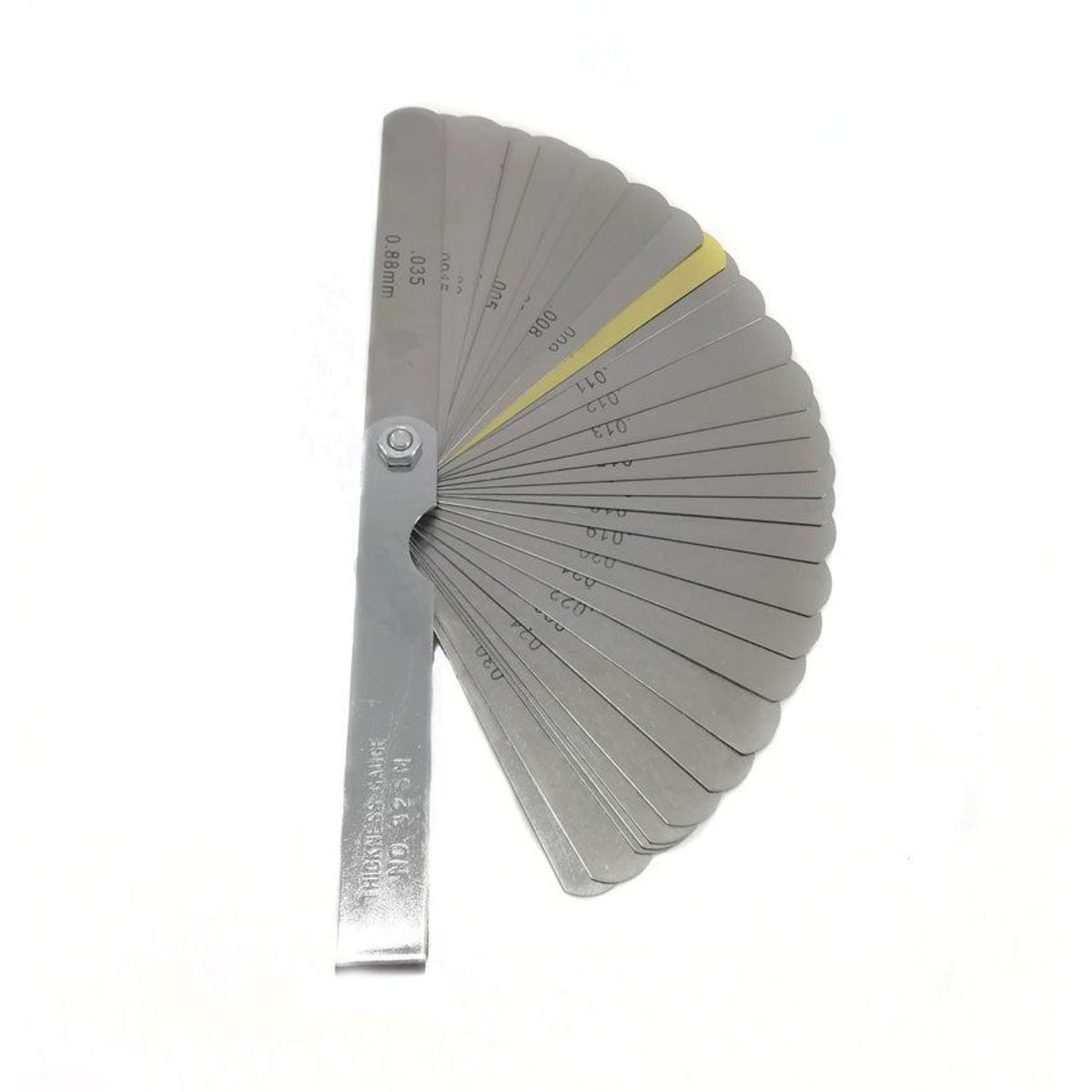 UYUSTOOLS - Calibrador de galgas para válvulas en navaja 32 piezas