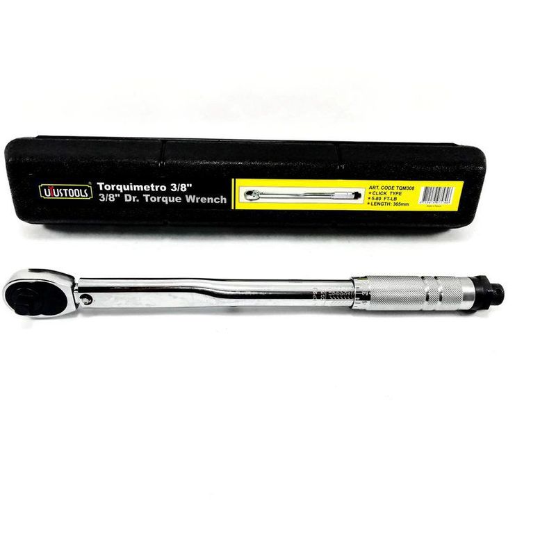 UYUSTOOLS - Torquimetro cuadrante de 3/8 de 5-80 libras marca uyustools