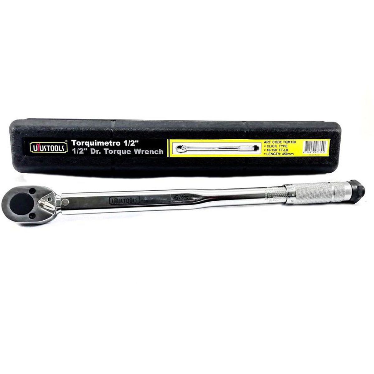 UYUSTOOLS - Torquimetro cuadrante de 1/2 150 libras marca uyustools