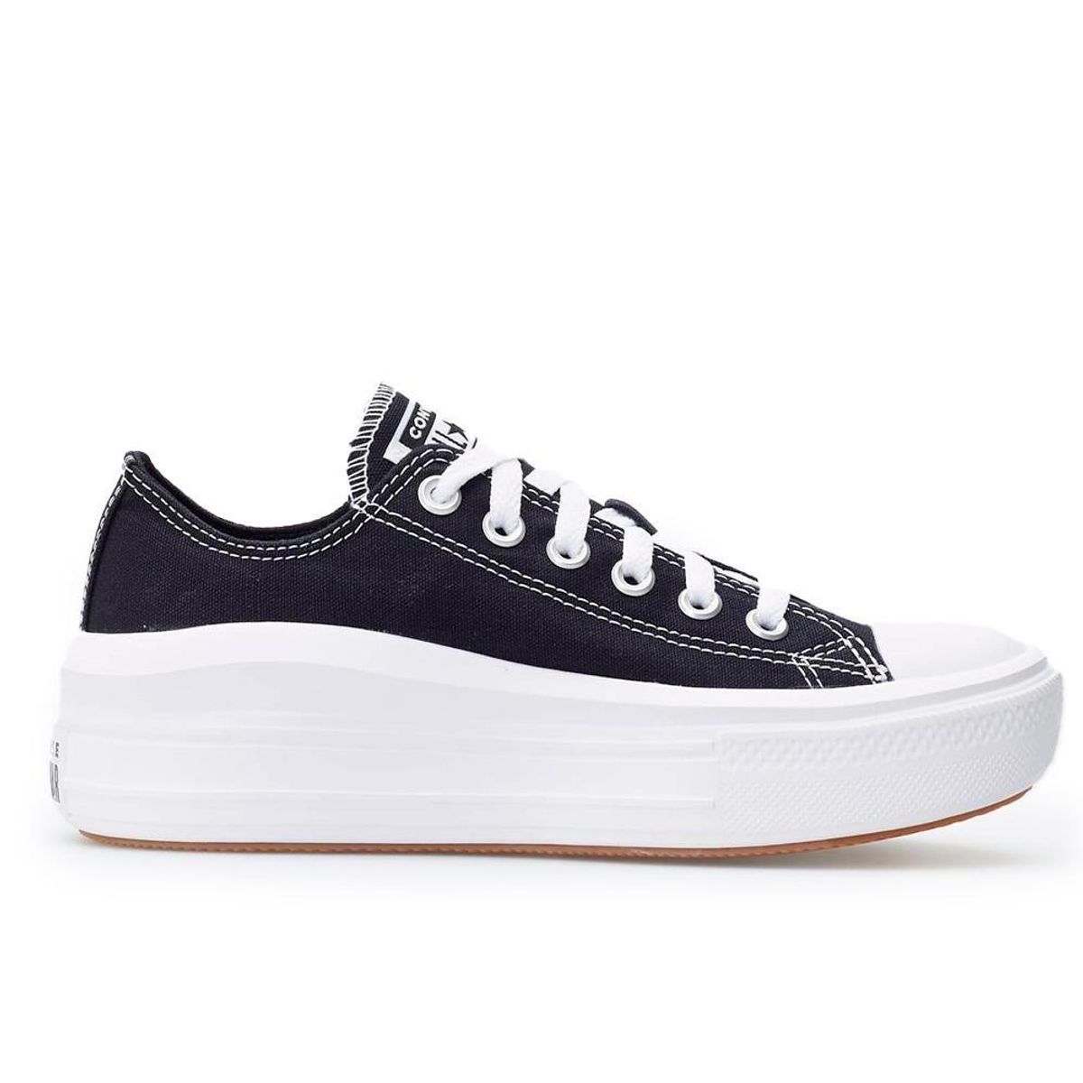 CONVERSE - Tenis Converse Canvas Chuck Taylor All Star Move Mujer -Negro
