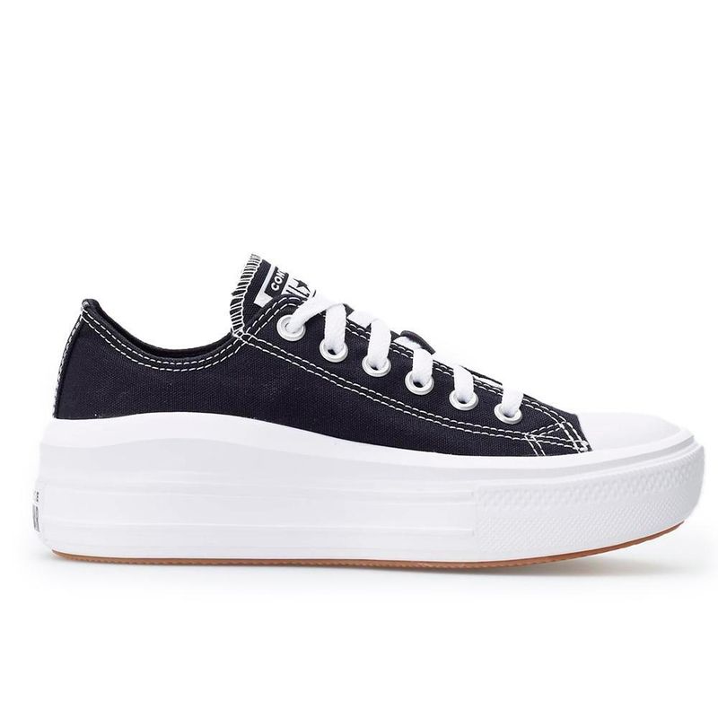 CONVERSE - Tenis Converse Canvas Chuck Taylor All Star Move -Negro