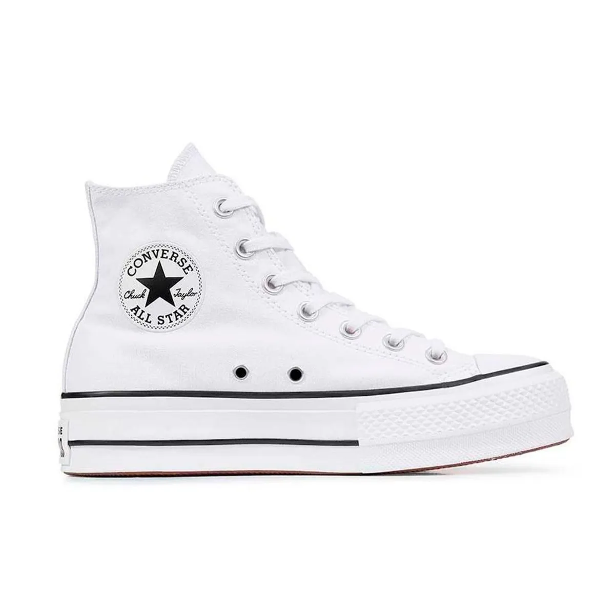 CONVERSE - Tenis Converse Botas Chuck Taylor All Star Lift Mujer-Blanco