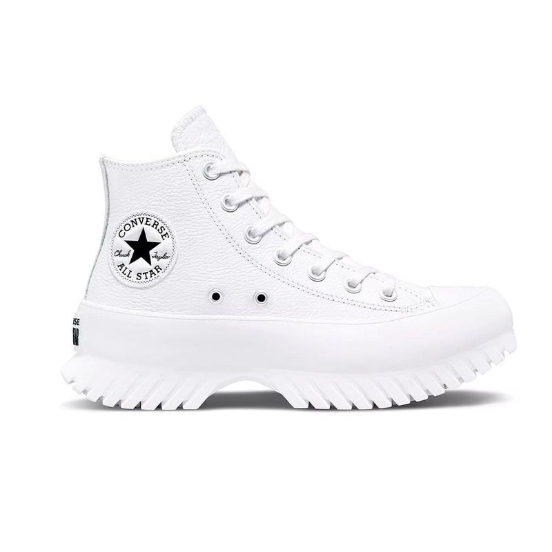 CONVERSE - Botas Converse Chuck Taylor Lugged 2.0 Cuero Unisex-Blanco