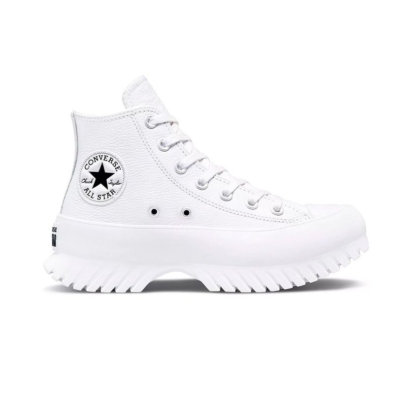 CONVERSE - Botas Converse Chuck Taylor Lugged 2.0 Cuero Unisex-Blanco