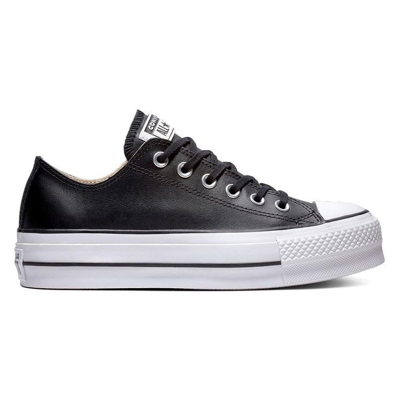 CONVERSE - Tenis Converse Chuck Taylor All Star LiftClean Leather-Negro