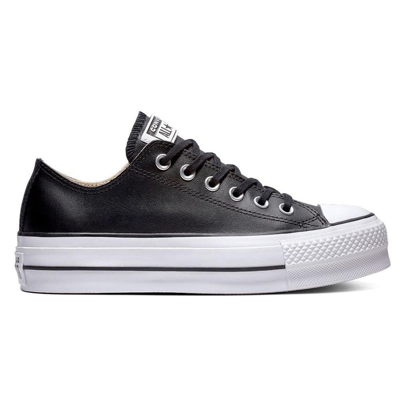 CONVERSE - Tenis Converse Chuck Taylor All Star LiftClean Leather-Negro