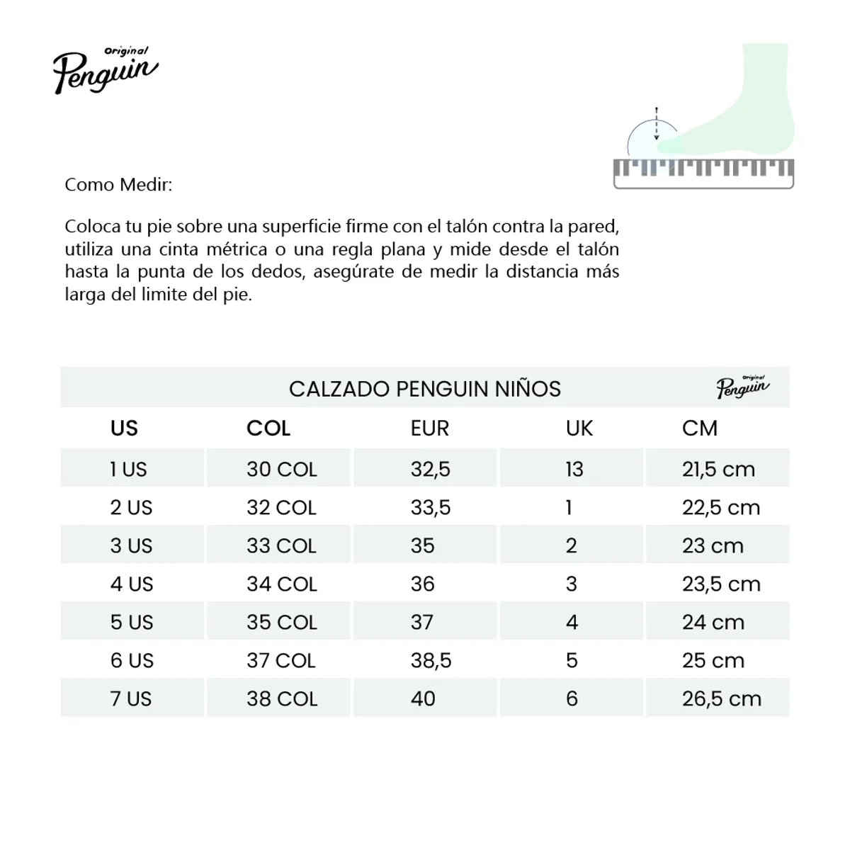 PENGUIN - Tenis Penguin Canarias Jr Niños-Verde