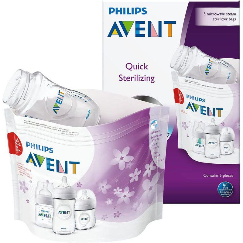 PHILIPS - Bolsas esterilizadoras  para microondas  x5 philips avent scf297/05