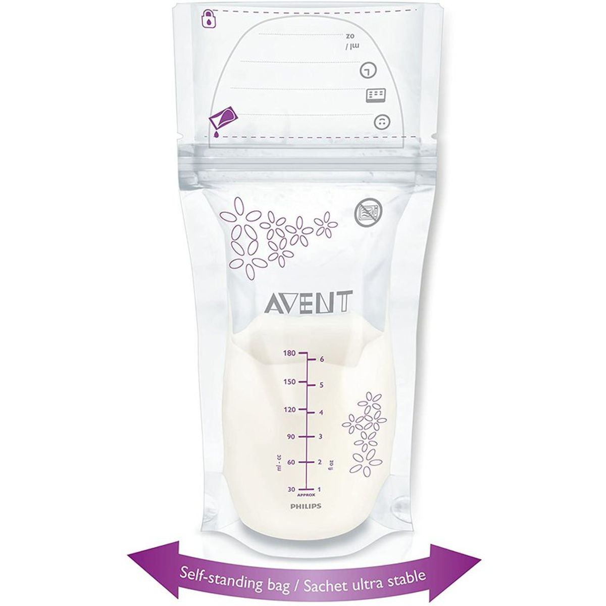 PHILIPS - Bolsas de almacenamiento de leche materna philips avent