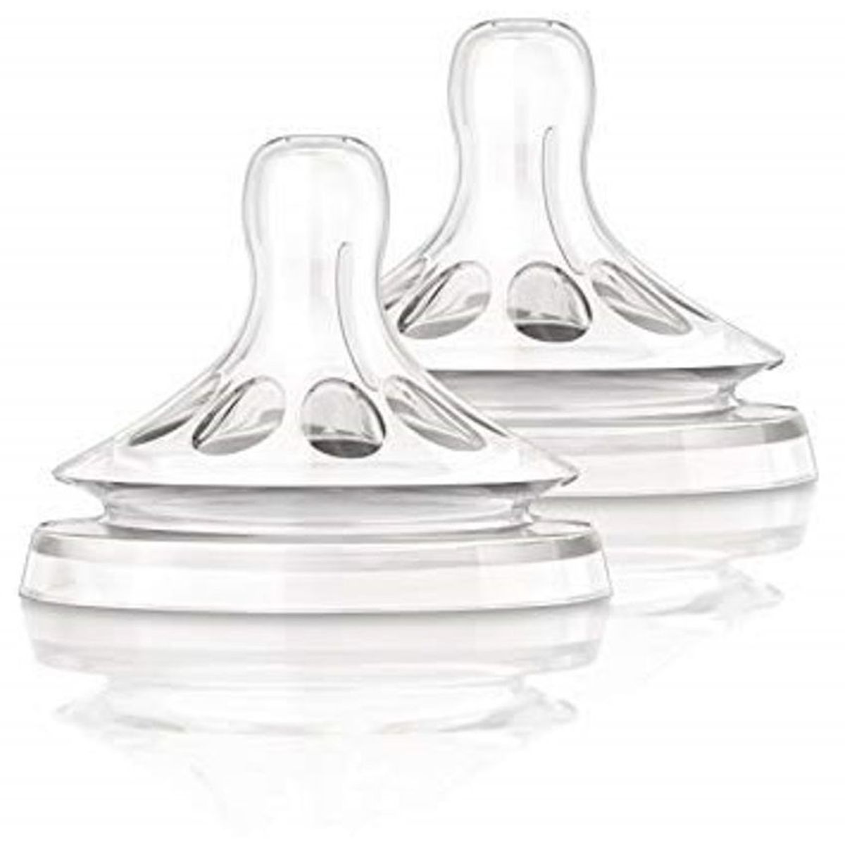 PHILIPS - Chupo natural tetina para tetero philips avent flujo lento x 2 und