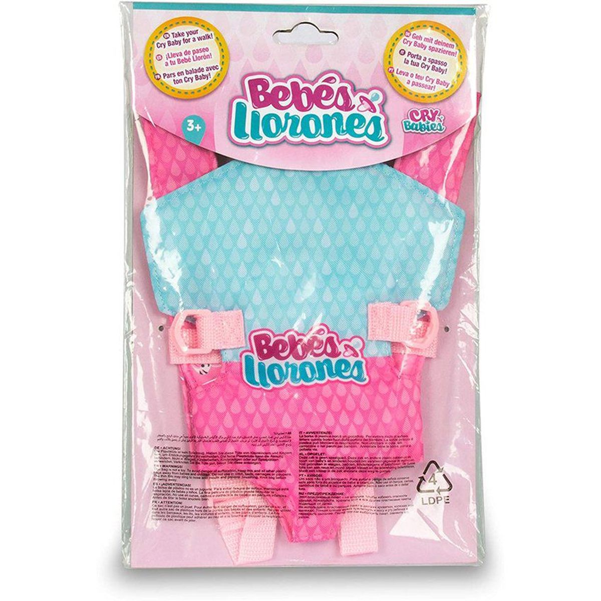 CRY BABIES - Canguro cry babies baby doll carrier