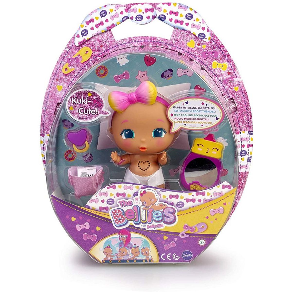 FAMOSA - The bellies bellyville muñeca bebe interactiva kuki cute
