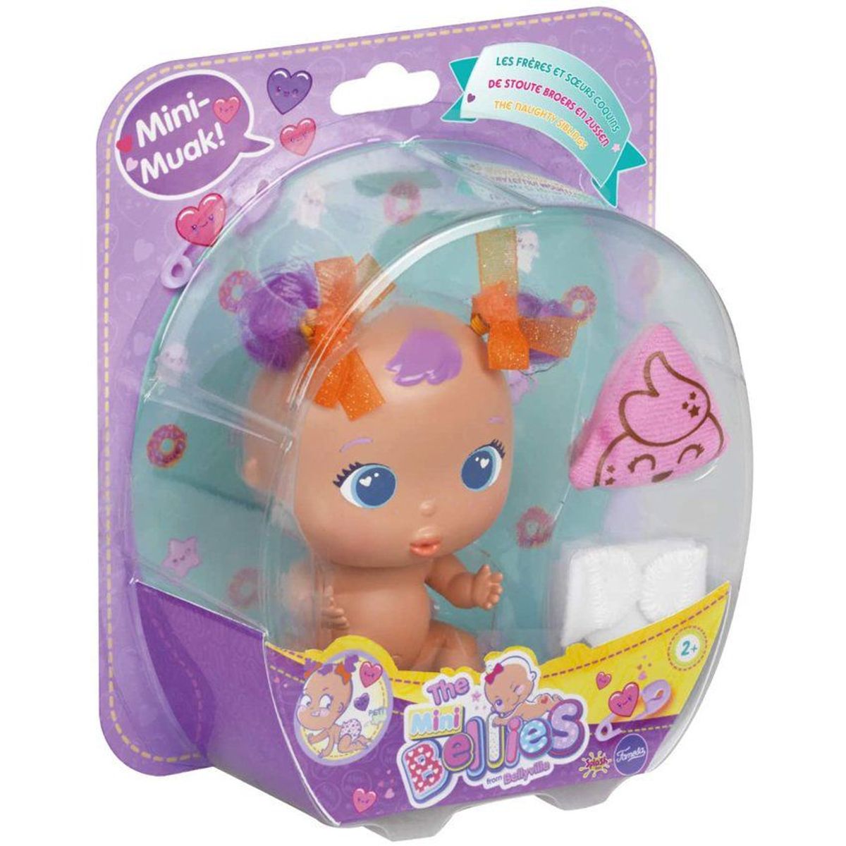 FAMOSA - Muñeca mini muak bellies los hermanitos traviesos
