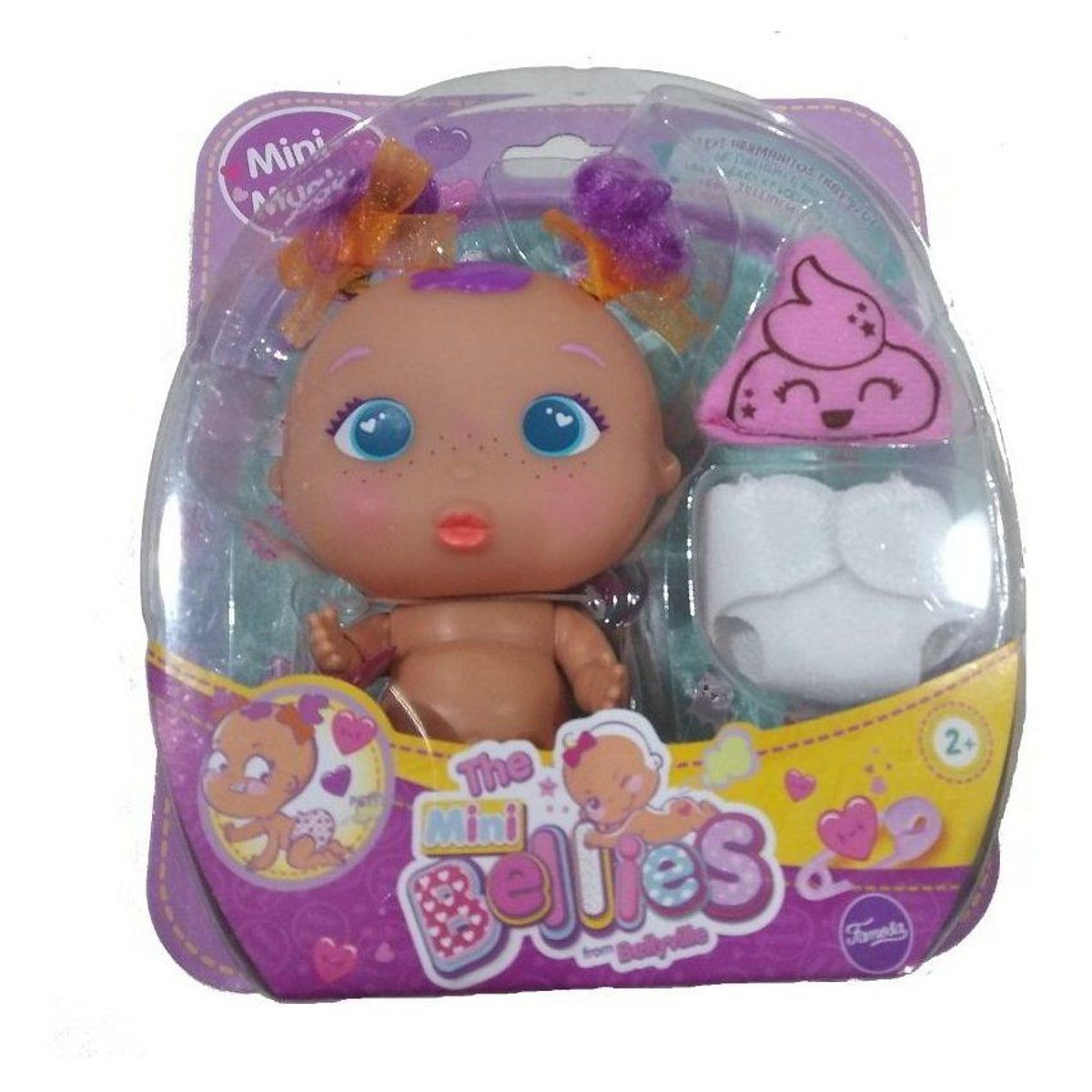 FAMOSA - Muñeca mini muak bellies los hermanitos traviesos