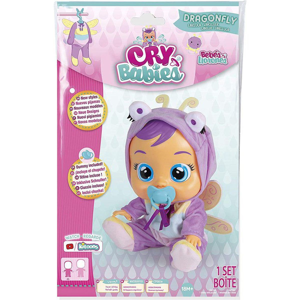 CRY BABIES - Pijama vestido cry babies bebés llorones libelula