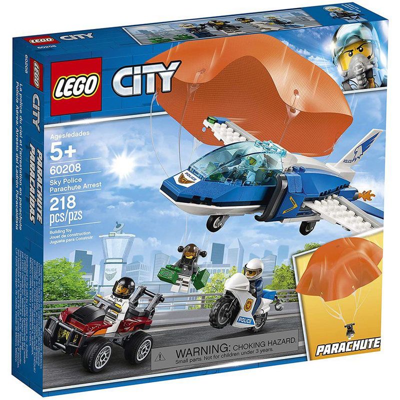 LEGO - Lego city el arresto en paracaídas 60208 avión lego