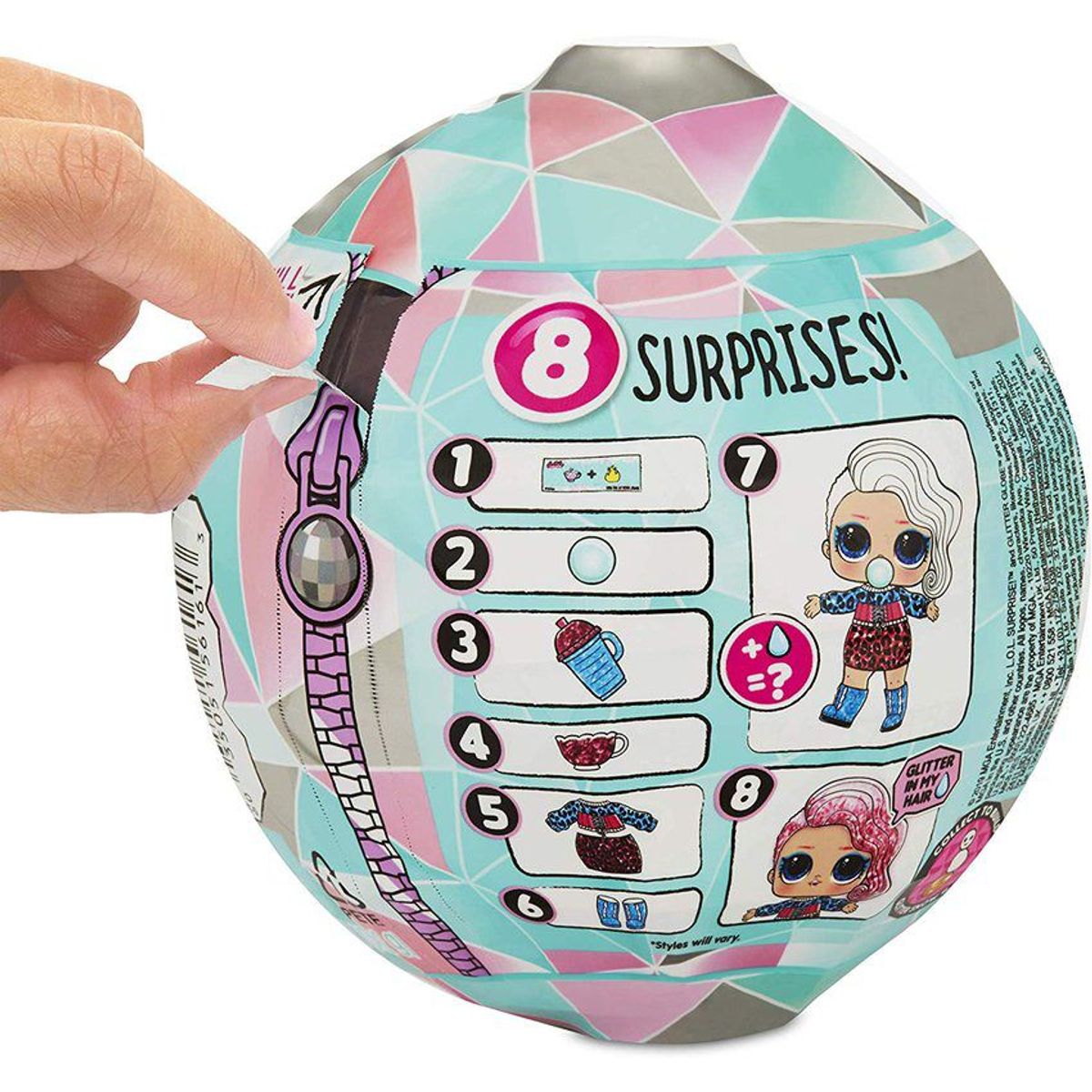 LOL SURPRISE - Muñeca l.o.l. lol surprise! glitter globe winter disco series with