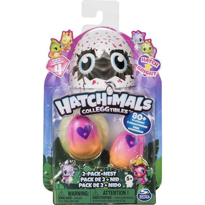 SPIN MASTER - Hatchimals huevos coleccionables set x2 + nido spin master