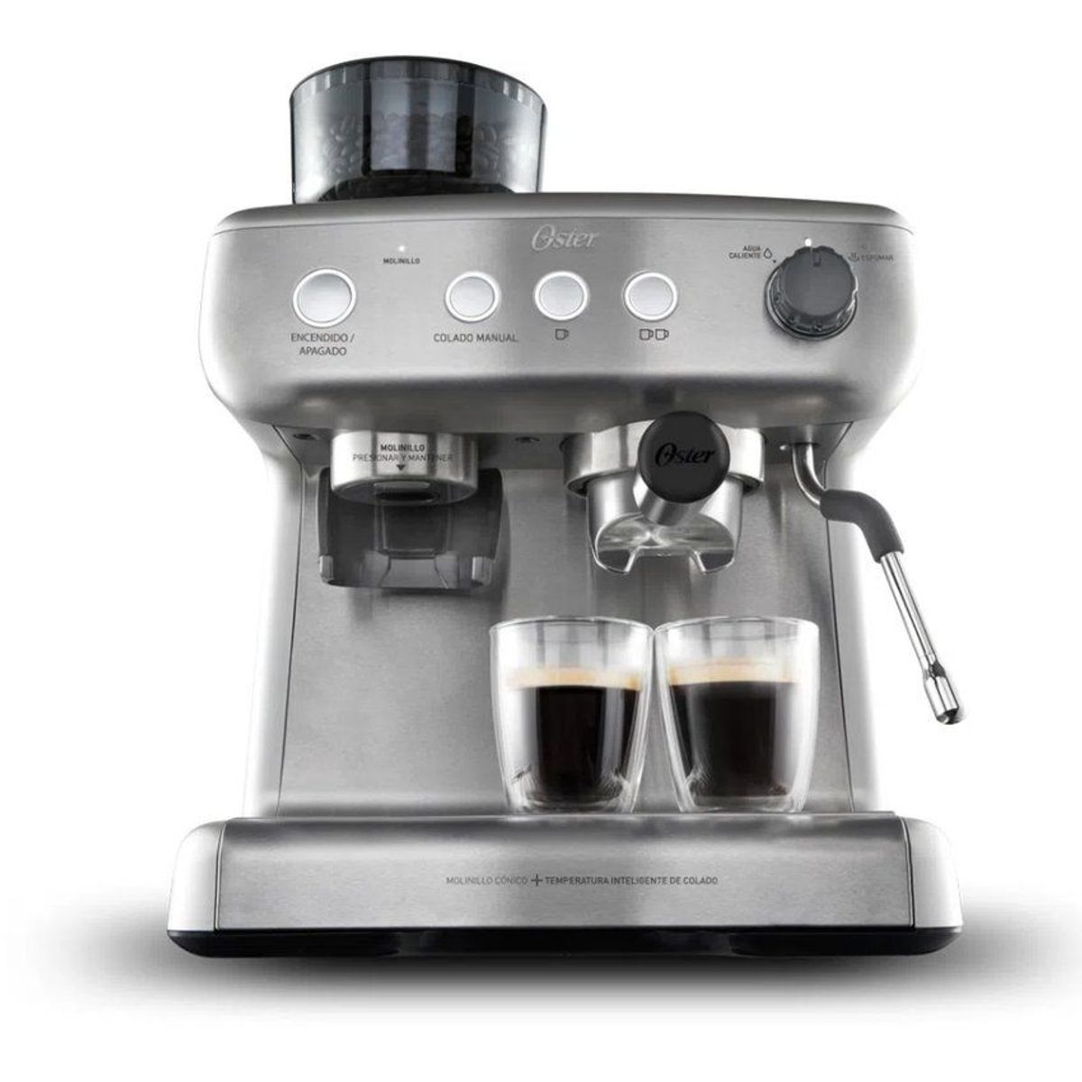OSTER - Cafetera para espresso oster® perfect brew 15 bares molino integrado