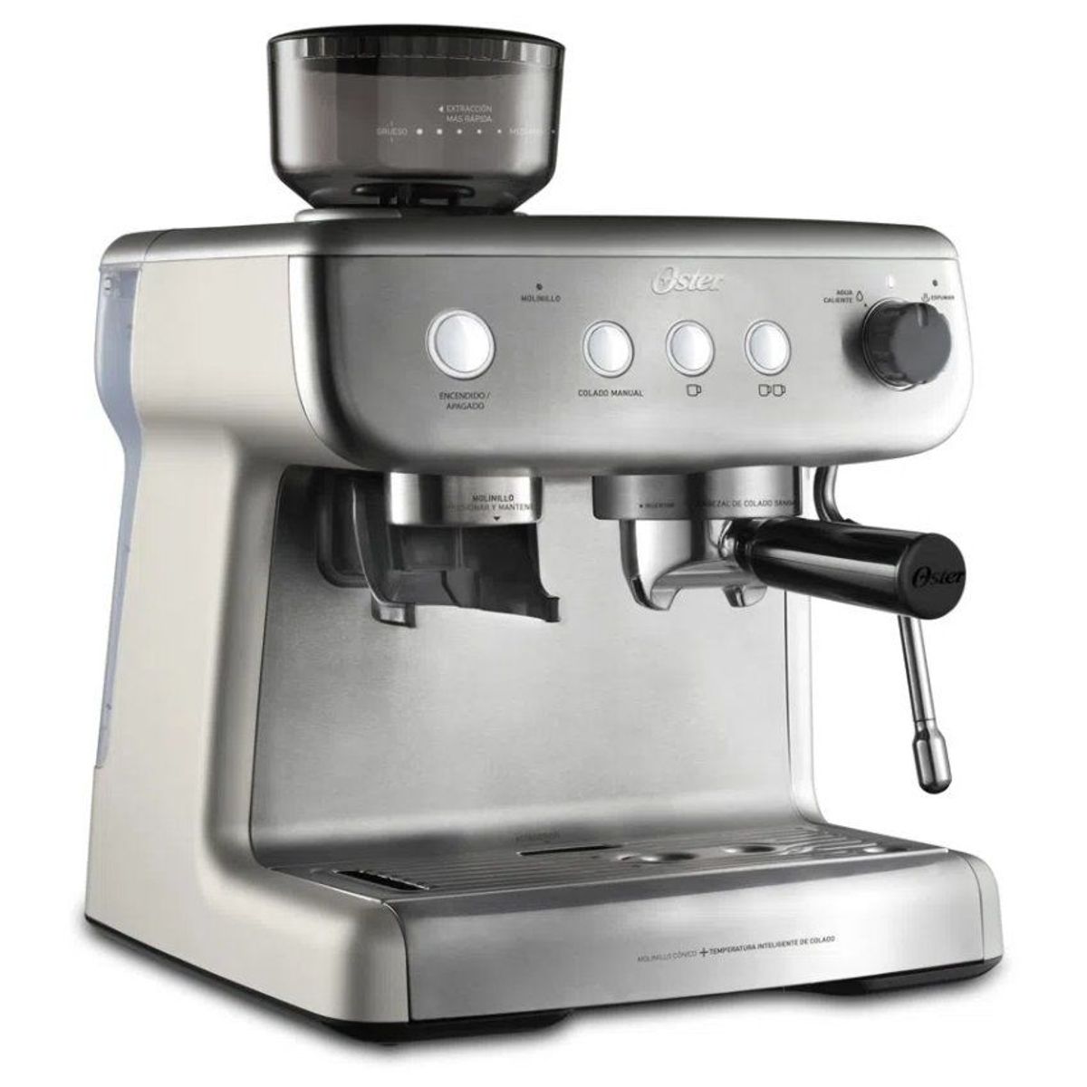 OSTER - Cafetera para espresso oster® perfect brew 15 bares molino integrado