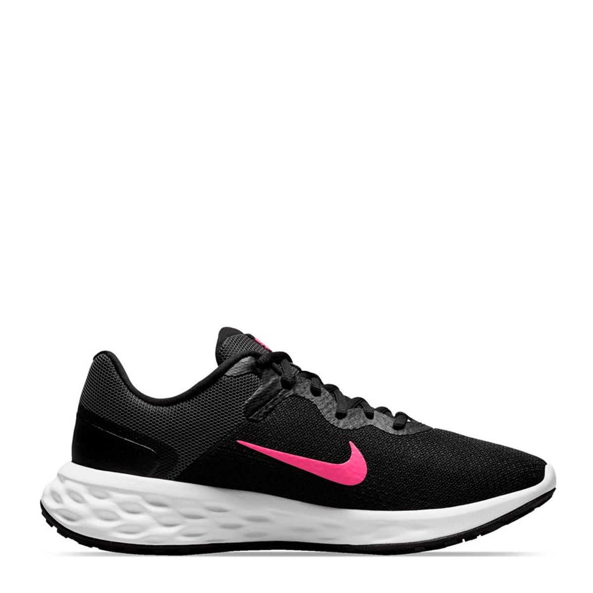 NIKE - Tenis Nike Revolution 6 Next Nature Para Mujer-Negro
