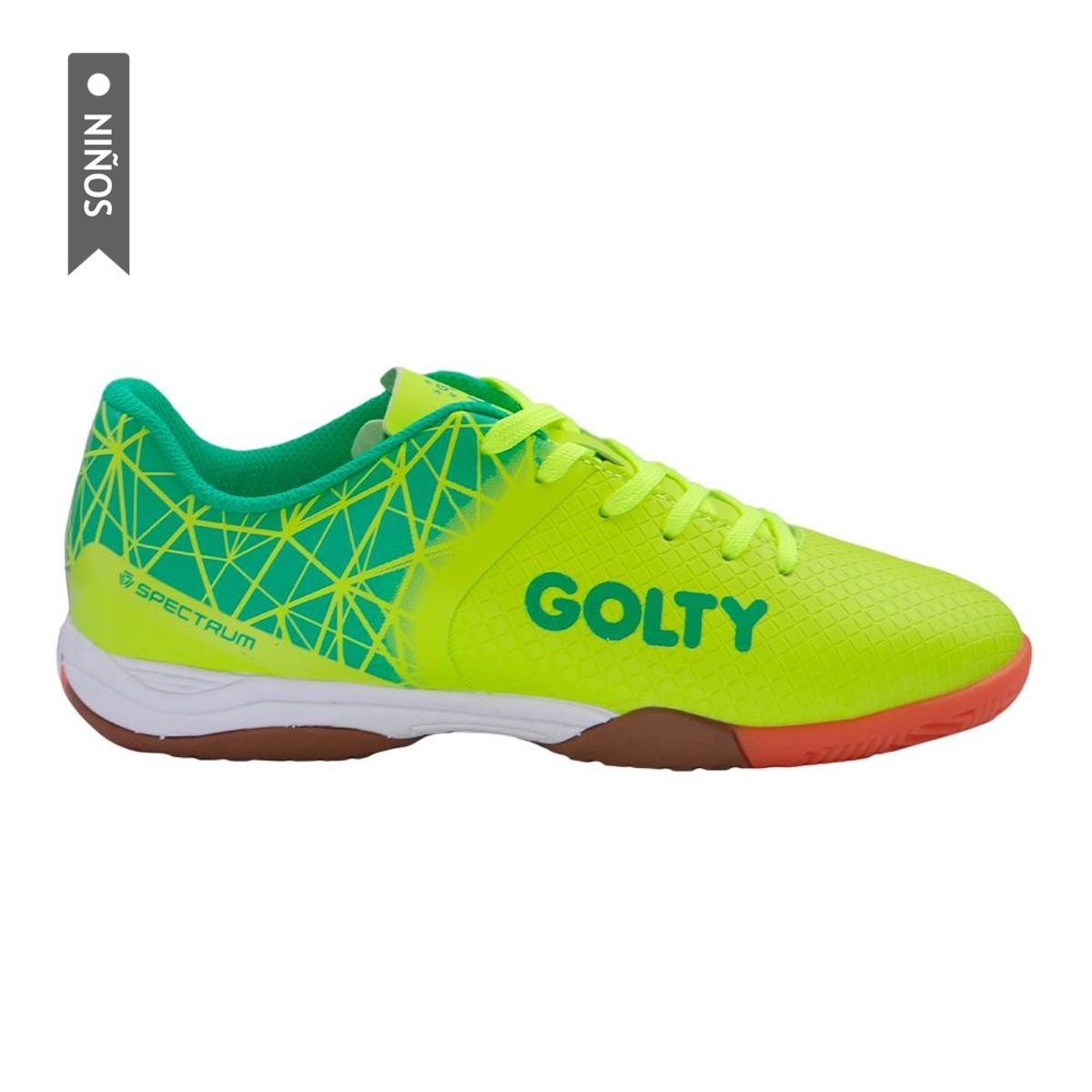 GOLTY - Zapatilla Golty Pro Spectrum Indoor Niño-Limón