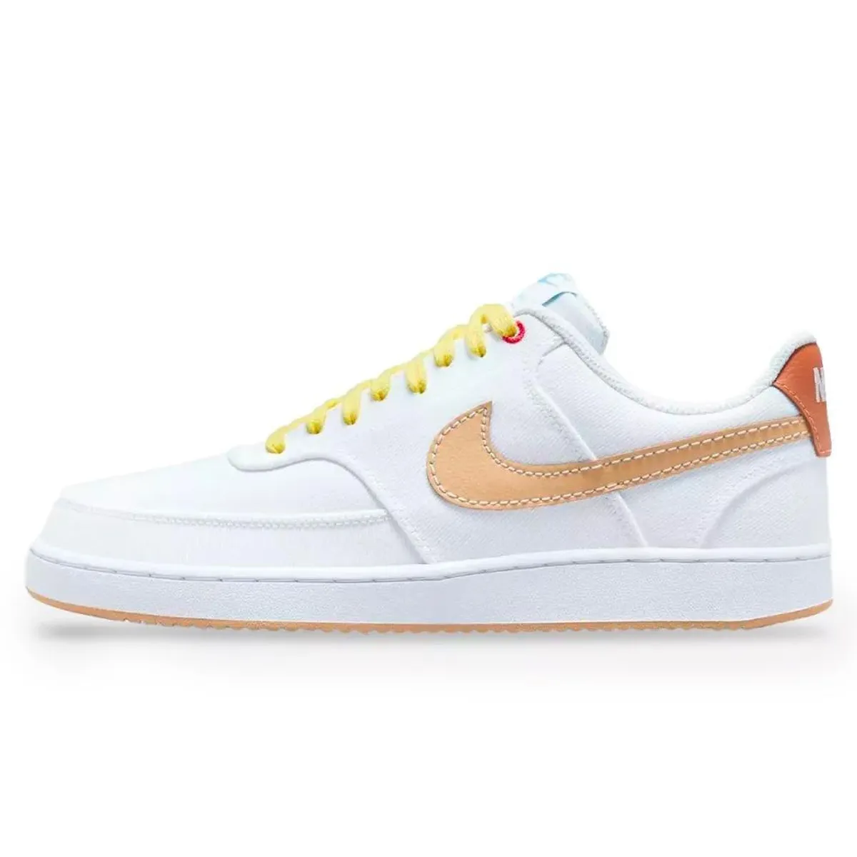 NIKE - Tenis Nike Court Vision Low Canvas Para Hombre-Blanco