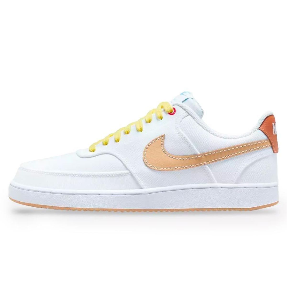 NIKE - Tenis Nike Court Vision Low Canvas Para Hombre-Blanco