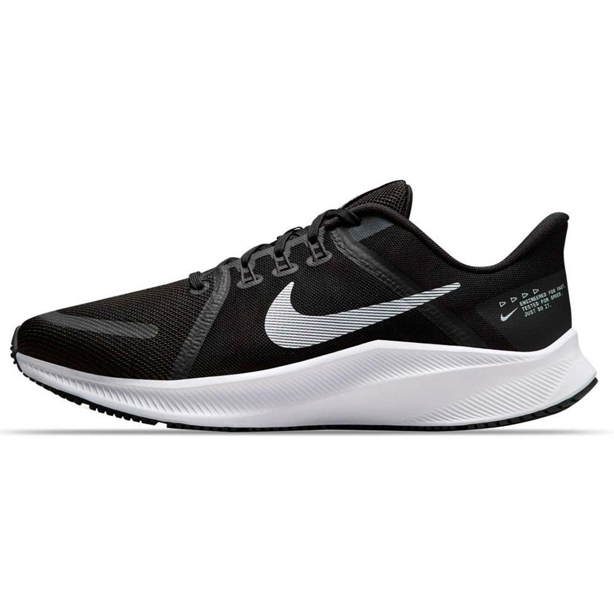 NIKE - Tenis Nike Quest 4 Para Hombre-Negro