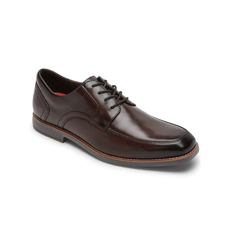 ROCKPORT - Zapatos Rockport Slayter Apron Toe Oxford-Chocolate