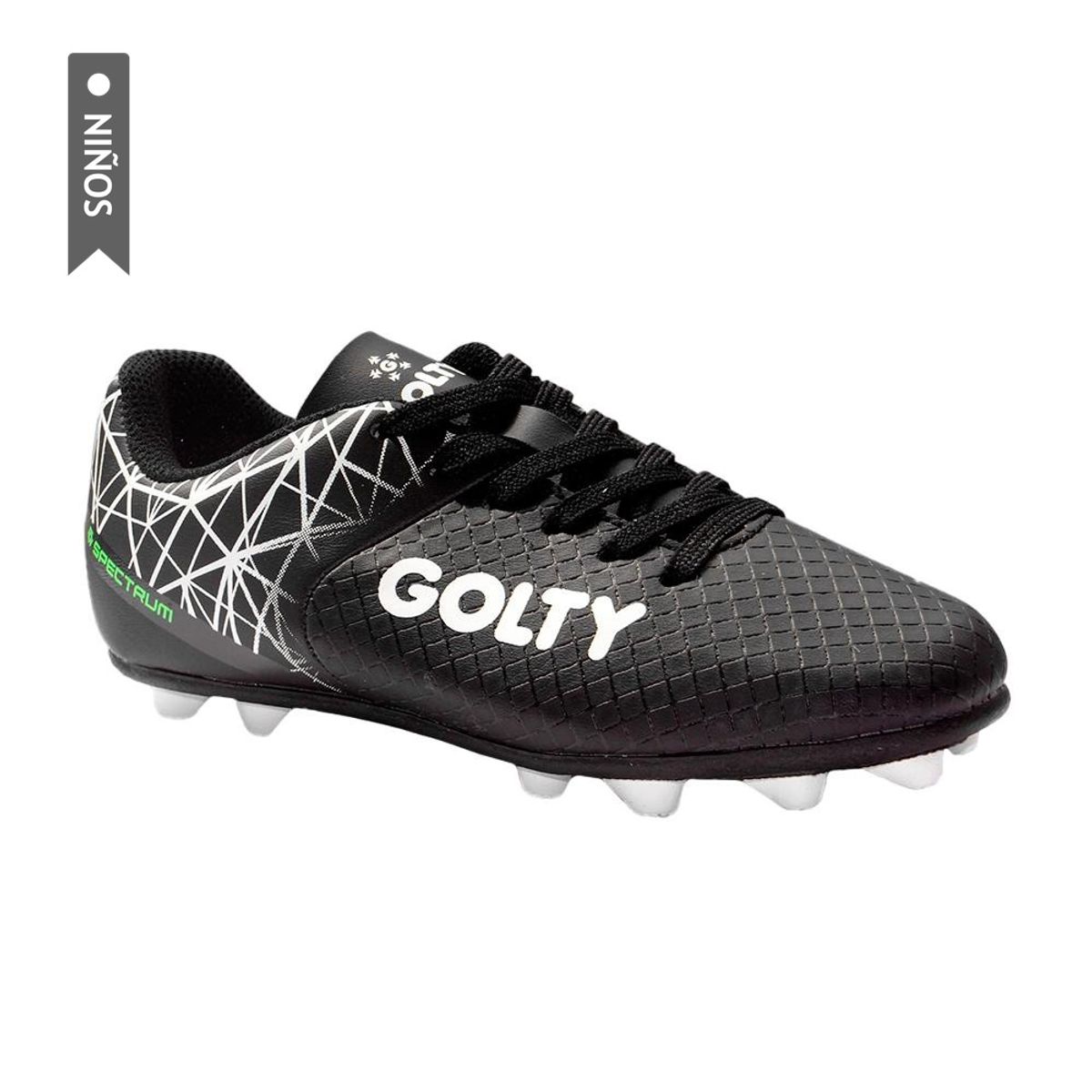 GOLTY - Guayos Golty Pro Spectrum Formacion Niño-Negro/Blanco