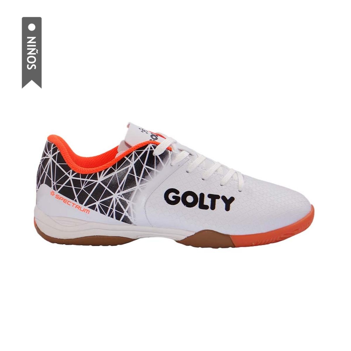 GOLTY - Zapatilla Golty Pro Spectrum indoor Niño-Blanco/Negro