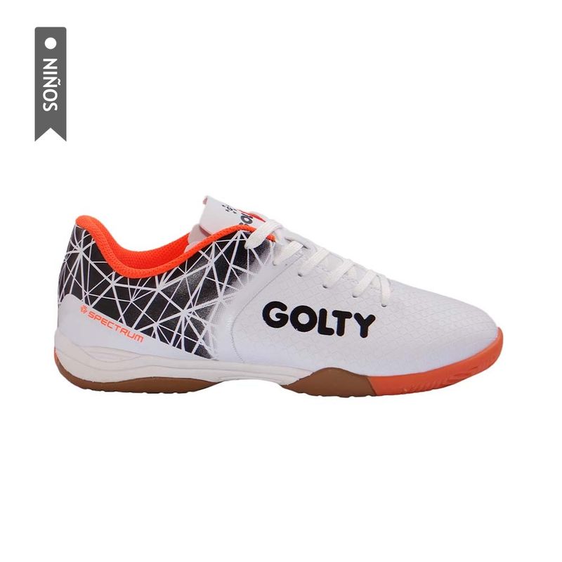 GOLTY - Zapatilla Golty Pro Spectrum indoor Niño-Blanco/Negro