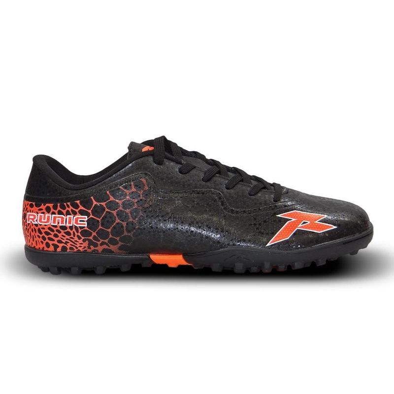 RUNIC - Guayos Runic Mist Turf Para Hombre-Negro/Naranja