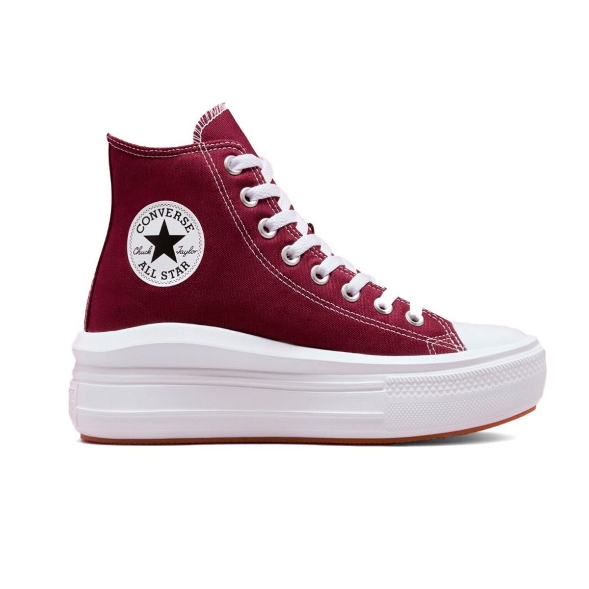 CONVERSE - Tenis Converse Botas Chuck Taylor Move Platform Mujer -Vino