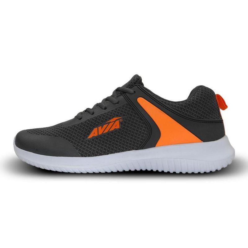 AVIA - Tenis Avia James Para Hombre-Gris/Naranja
