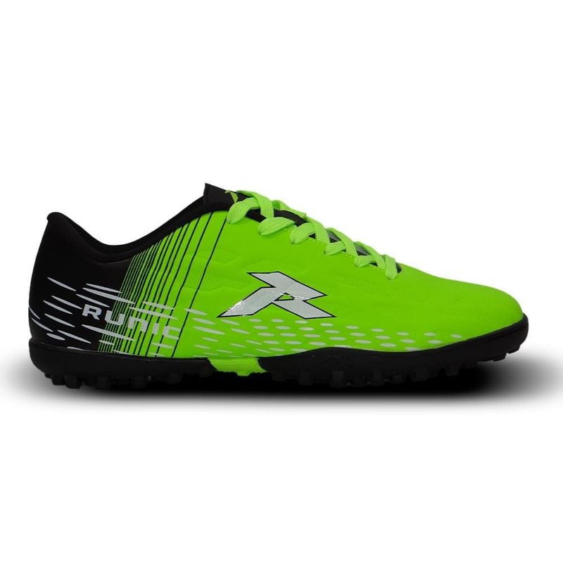 RUNIC - Guayos Runic Faster Turf Para Hombre-Verde/Negro