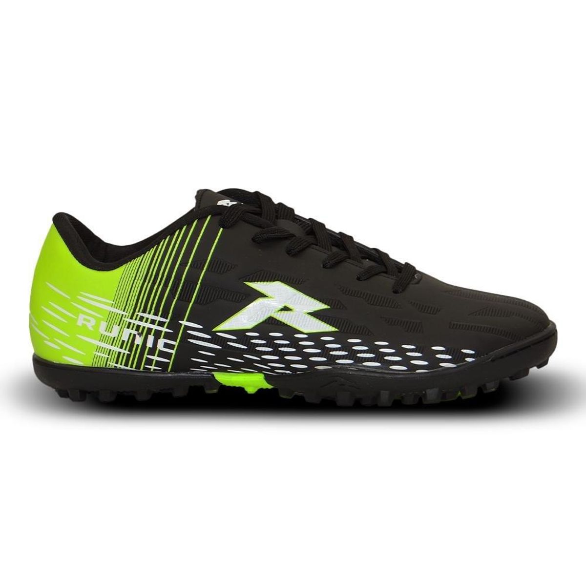 RUNIC - Guayos Runic Faster Turf Para Hombre-Negro/Verde